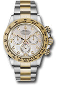 Rolex Yellow Rolesor Cosmograph Daytona 40 Watch - Mother-Of-Pearl Diamond Dial - 116503 md - Carbon Watch Company