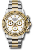 Rolex Yellow Rolesor Cosmograph Daytona 40 Watch - White Index Dial - 116503 wi - Carbon Watch Company