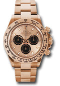 Rolex Everose Gold Cosmograph Daytona 40 Watch - Pink Index Dial - 116505 pbk - Carbon Watch Company