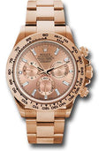 Rolex Everose Gold Cosmograph Daytona 40 Watch - Pink Diamond Dial - 116505 pbd - Carbon Watch Company
