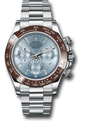 Rolex 950 Platinum Cosmograph Daytona 40 Watch - Ice Blue Diamond Dial - 116506 id - Carbon Watch Company