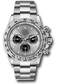 Rolex White Gold Cosmograph Daytona 40 Watch - Steel And Black Index Dial - 116509 stbk - Carbon Watch Company