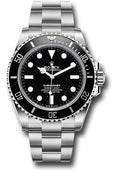 Rolex Steel Submariner Watch - Black Dial - 2020 Release - 124060 New 2024 - Carbon Watch Company