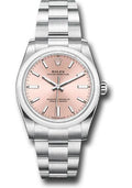 Rolex Oyster Perpetual 34 Watch - Domed Bezel - Pink Index Dial - Oyster Bracelet - 2020 Release - 124200 pio - Carbon Watch Company