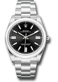 Rolex Oyster Perpetual 41 Watch - Domed Bezel - Black Index Dial - Oyster Bracelet - 2020 Release - 124300 bkio - Carbon Watch Company