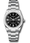 Rolex Oyster Perpetual 36 Watch - Domed Bezel - Black Index Dial - Oyster Bracelet - 2020 Release - 126000 bkio - Carbon Watch Company
