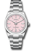 Rolex Oyster Perpetual 36 Watch - Domed Bezel - Candy Pink Index Dial - Oyster Bracelet - 2020 Release - 126000 cpio - Carbon Watch Company