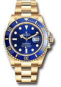 Rolex Yellow Gold Submariner Date Watch - Blue Bezel - Blue Dial - 2020 Release - 126618LB - Carbon Watch Company