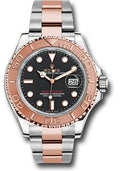 Rolex Steel and Everose Gold Yacht-Master 40 Watch - Black Dial - 3235 Movement - 126621 bk - Carbon Watch Company