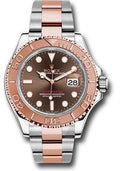 Rolex Steel and Everose Gold Yacht-Master 40 Watch - Chocolate Dial - 3235 Movement - 126621 cho - Carbon Watch Company