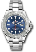 Rolex Steel and Platinum Yacht-Master 40 Watch - Blue Dial - 3235 Movement - 126622 blu - Carbon Watch Company