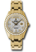 Rolex Yellow Gold Day-Date Special Edition 39 Watch - 40 Diamond Bezel - Meteorite Diamond Dial - 18948 mtd - Carbon Watch Company