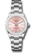 Rolex Oyster Perpetual 31 Watch - Domed Bezel - Pink Index Dial - Oyster Bracelet - 2020 Release - 277200 pio - Carbon Watch Company