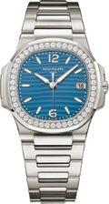 Patek Philippe Nautilus 'Ladies' White Gold Blue Dial Diamond Bezel 32mm - 7010/1G-013 - 2025 - Carbon Watch Company
