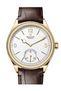 Rolex 1908 39mm Intense White Dial Yellow Gold Men's Watch 52508 - Carbon Watch Company