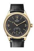 Rolex 1908 39mm Black Dial Yellow Gold Men's Watch 52508 - Carbon Watch Company