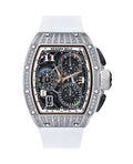 Richard Mille Lifestyle Flyback Chronograph White Gold & Medium Set Diamonds RM 72-01 - BRAND NEW - Carbon Watch Company