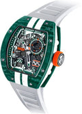Richard Mille Le Mans Limited Edition Green Carbon 48mm Openworked Dial - RM29 - Carbon Watch Company