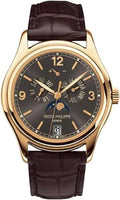 Patek Philippe Complications Annual Calendar Moon Phases Date Yellow Gold Slate Grey Dial | 5146J-010 - Carbon Watch Company