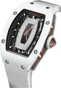 Richard Mille Rose Gold / White Ceramic Openworked Diamond Dial | RM07-01 (5) - Carbon Watch Company