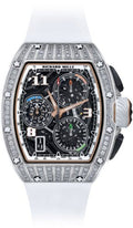 Richard Mille Lifestyle Flyback Chronograph White Gold & Medium Set Diamonds | RM72-01 (8) - Carbon Watch Company