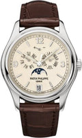 Patek Philippe Complications Annual Calendar Moon Phases White Gold Cream Dial | 5146G-001 - Carbon Watch Company