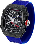 Richard Mille Sebastien Ogier Automatic Winding Extra Flat Carbon NTPT | RM67-02 (5) - Carbon Watch Company