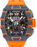 Richard Mille Limited Edition McLaren Flyback Chronograph Carbon 50mm Openworked Dial | RM11-03 (8) - Carbon Watch Company