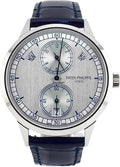 Patek Philippe Complications Annual Calendar Regulator White Gold Silver Dial | 5235G-001 - Carbon Watch Company