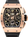 Richard Mille Felipe Massa Ivory Chronograph Rose Gold 50mm Openworked Dial | RM11 - Carbon Watch Company