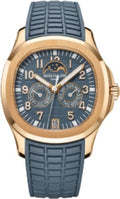 Patek Philippe Aquanaut Luce Annual Calendar Rose Gold Blue-Gray | 5261R-001 - Carbon Watch Company