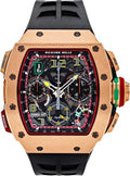 Richard Mille Automatic Winding Rose Gold Split Chronograph Open-Work Dial | RM65-01 (2) - Carbon Watch Company