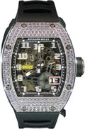 Richard Mille White Gold Factory Diamonds | RM029 (1) - Carbon Watch Company