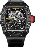 Richard Mille Rafael Nadal Carbon 50mm Openworked Dial | RM35-01 - Carbon Watch Company