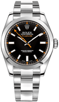 Rolex Milgauss Black Index 40mm Stainless Steel Watch - 116400 - Carbon Watch Company