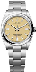 Rolex Oyster Perpetual 36 Beige Dial Oyster Bracelet - 126000 - 2025 - Carbon Watch Company