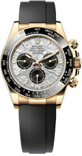 Rolex Cosmograph Daytona 40mm Yellow Gold Meteorite Black Dial Cerachrom Bezel Oysterflex Bracelet - 126518LN - 2025 - Carbon Watch Company