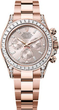 Rolex Cosmograph Daytona 40mm Sundust Diamond-Set Dial Oyster Bracelet Diamond-Set Bezel - 126595TBR | 2024 Model - Carbon Watch Company