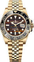 Rolex GMT-Master II 40mm Yellow Gold Tiger Iron Dial Cerachrom Bezel Oyster Bracelet - 126718GRNR - 2025 - Carbon Watch Company