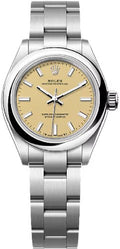 Rolex Oyster Perpetual 28 Beige Dial Oyster bracelet - 276200 - 2025 - Carbon Watch Company