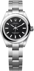 Rolex Oyster Perpetual 28 Black Dial Oyster bracelet - 276200 - 2025 - Carbon Watch Company