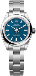 Rolex Oyster Perpetual 28 Blue Dial Oyster bracelet - 276200 - 2025 - Carbon Watch Company
