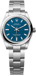 Rolex Oyster Perpetual 31 Blue Dial Oyster Bracelet - 277200 - 2025 - Carbon Watch Company