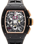 Richard Mille Automatic Flyback Chronograph Felipe Massa Boutique Edition DLC Titanium/Rose Gold RM 011 - Carbon Watch Company