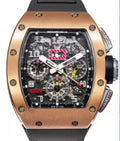 Richard Mille Automatic Flyback Chronograph Felipe Massa Rose Gold RM 011 - Carbon Watch Company