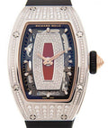 Richard Mille Lady White Gold Medium Set Diamond Jasper Dial RM 07-01 - Carbon Watch Company