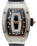 Richard Mille MED White Gold Diamond Set Black Automatic RM 07-01 - BRAND NEW - Carbon Watch Company